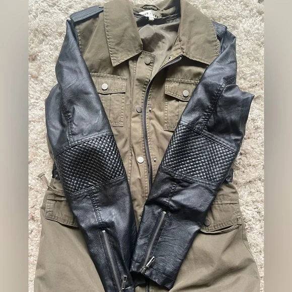 John + Jenn Brown and Black Utility Jacket - Picture 6 of 10